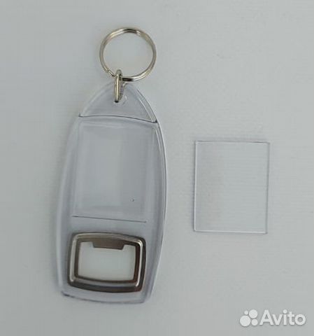 Заготовка брелка-открывашка акриловый 100х47 мм