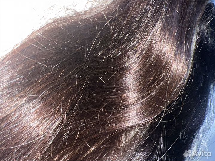 Волосы натуральные на трессе
