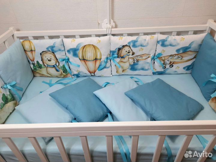 Бортики в детскую кроватку