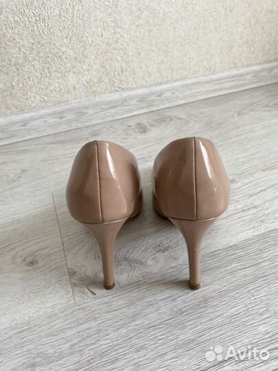 Туфли лодочки бежевые