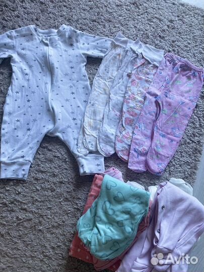 Вещи пакетом для девочки 56-62