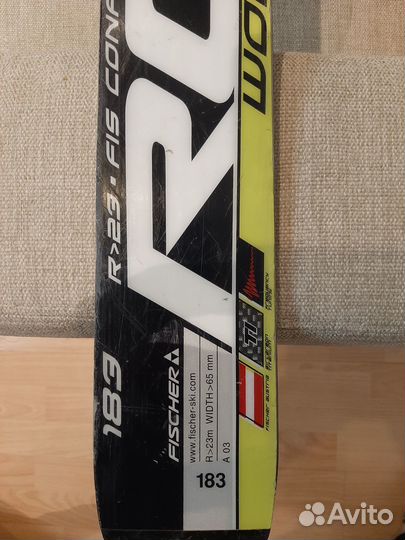 Горные лыжи Fischer worldrcup GS 183