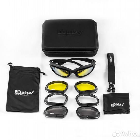 Очки защитные Daisy C5, 4 сменные линзы