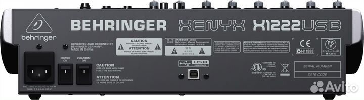 Микшерный пульт Behringer X1222USB