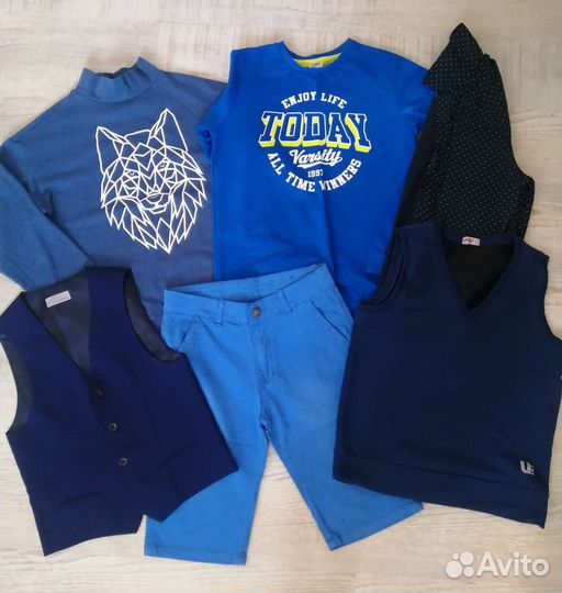 Вещи пакетом на мальчика 152