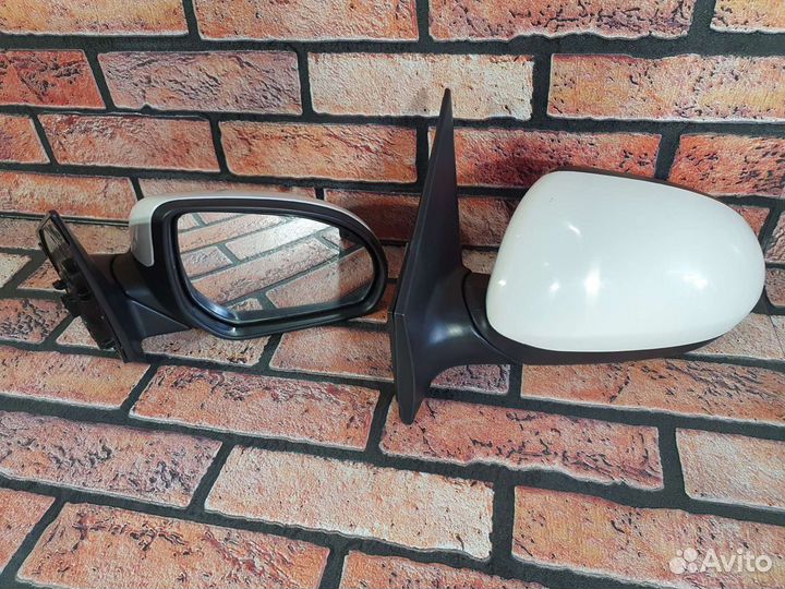 Зеркало L+R KIA RIO белое в сборе с 2011-2017г