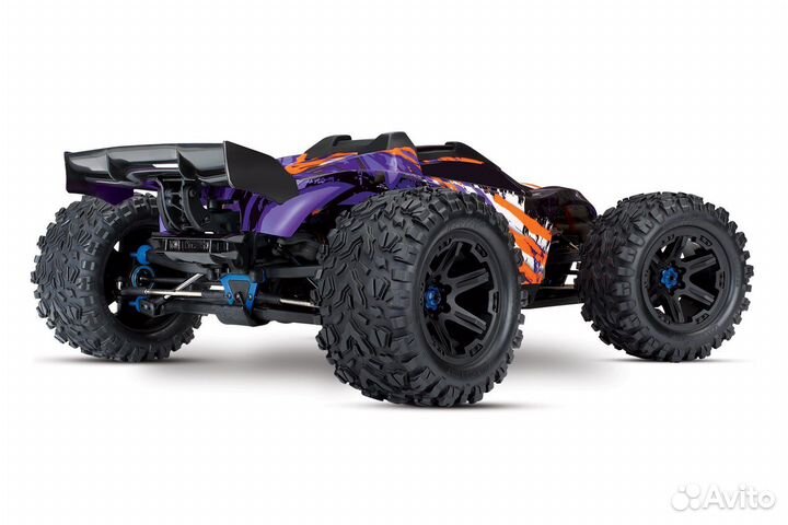 Кузов Traxxas E-Revo 2.0 фиолетовый со стойками