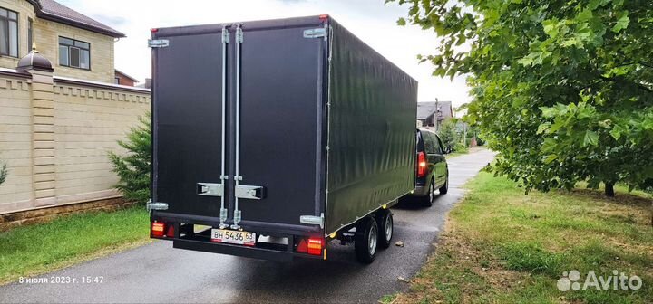 Прицеп легковой двухосный 4.5х2х2 Фургон