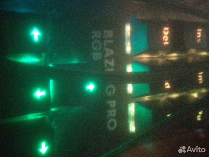 Игровая клавиатура blazing pro rgb синие свечи