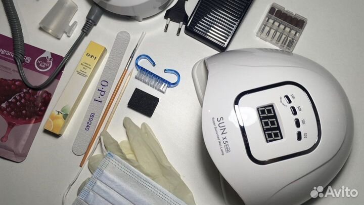 Аппарат для маникюра и лампа