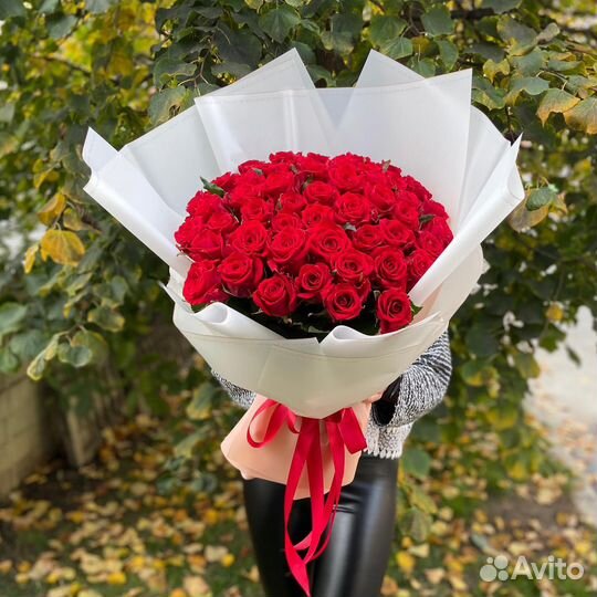 Красные Розы. Большие Букеты из Роз