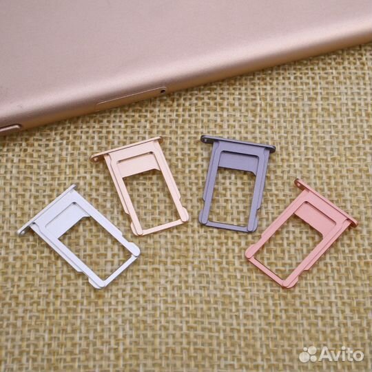 Держатель SIM для iPhone 5S (серебро)