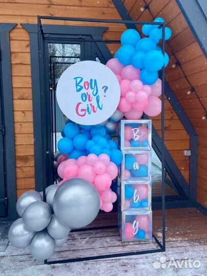 Фотозона на день рождения, гендер пати, свадьба