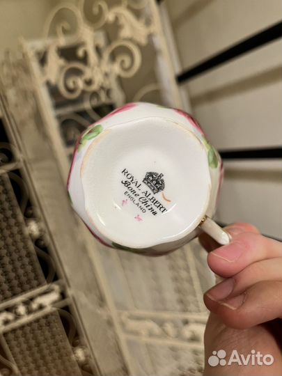 Фарфоровая чайная пара