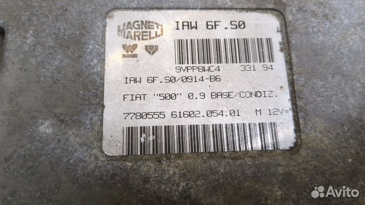 Блок управления двигателем Fiat Cinquecento, 2004