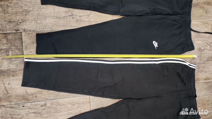 Спортивные штаны 3 пары Adidas и Nike, размер М