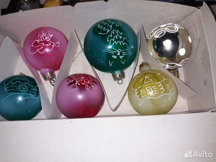 Игрушки на ёлку СССР