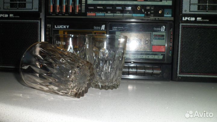 Стаканы толстостенные для пикника 200мл.ссср