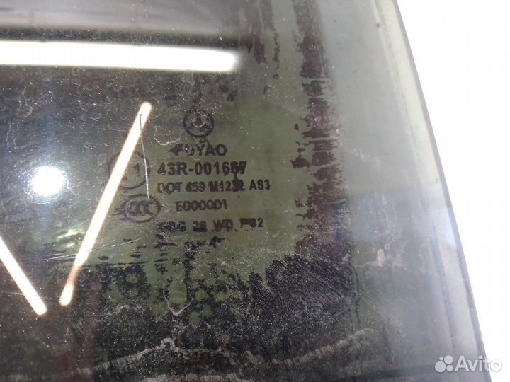 Стекло двери заднее правое