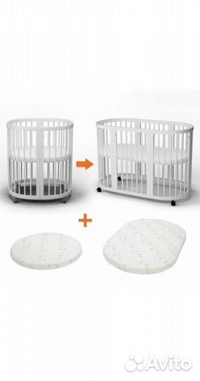Кроватка для новорожденных круглая
