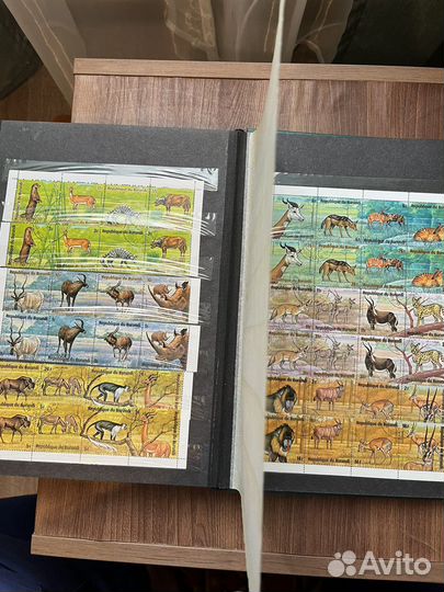 Марки с изображением животных. Альбом 20 стр