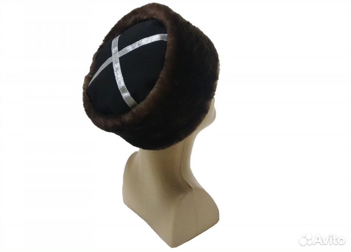 Кубанка из бурого мутона Ратеннко