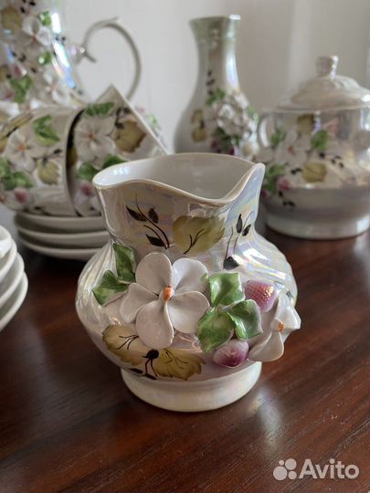 Сервиз чайный с лепниной