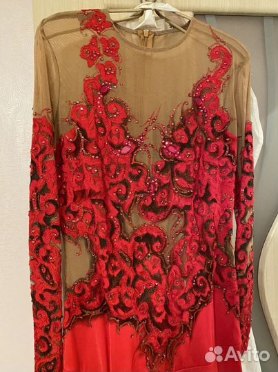 Гимнастическое (бальное) платье -купальник