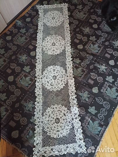 Салфетка дорожка. Вологодское кружево. Винтаж