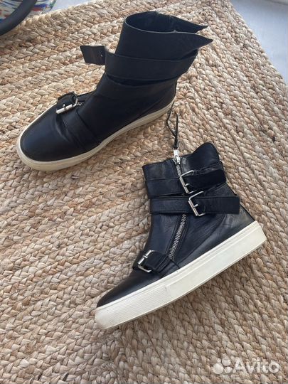 Ботинки zara натуральная кожа женские