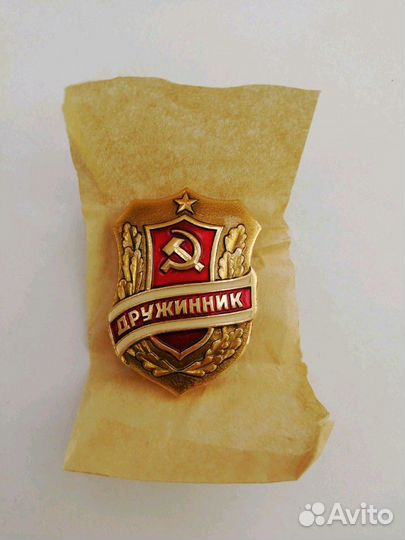 Значок дружинник
