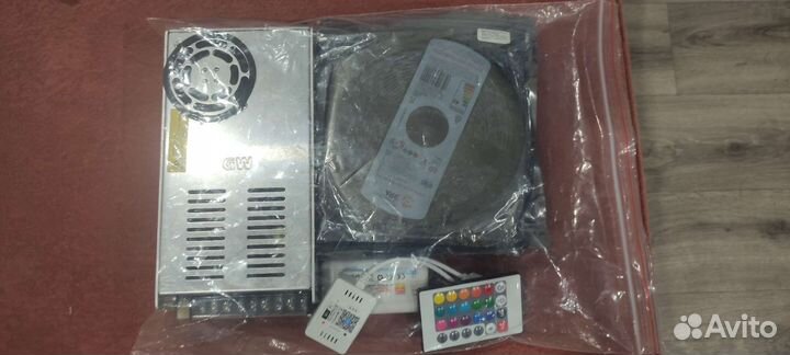 Светодиодная лента + контроллер RGB + блок питания