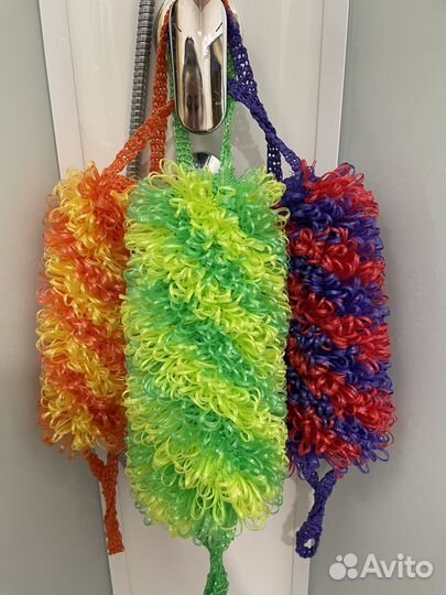 Мочалка ручной работы