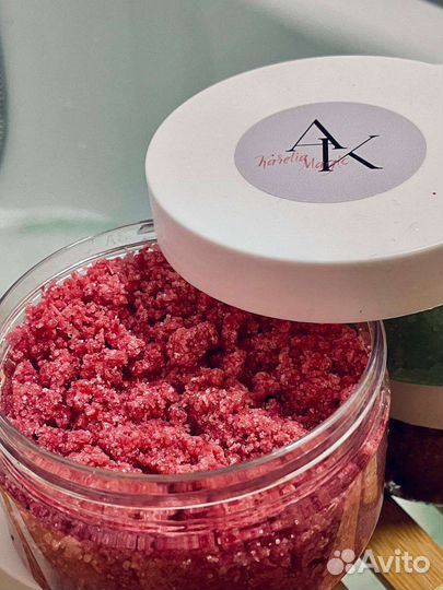 Гидрофильный скраб для тела ручной работы