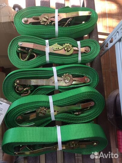 Ремни стяжные 10 тонн 5 шт