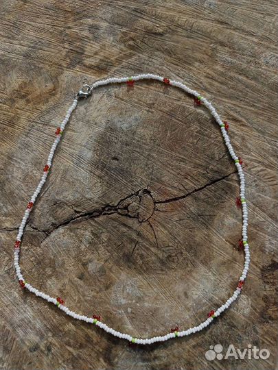 Чокер из бисера