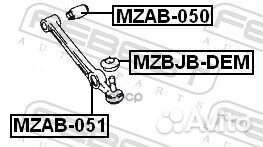 Пыльник опоры шаровой нижнего рычага mzbjb-DEM