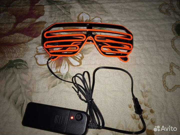 Очки неоновые светящиеся