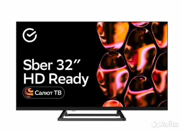 Телевизор новый Sber сбер 32"(81см) HD 1,5GB