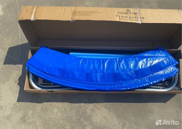 Батут с сеткой