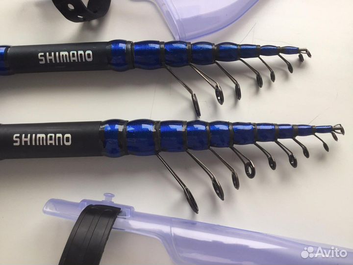 Удочки Shimano, Mikado и Bazizfish 4, 5 и 6 метров