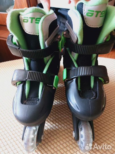 Роликовые коньки, детские раздвижные