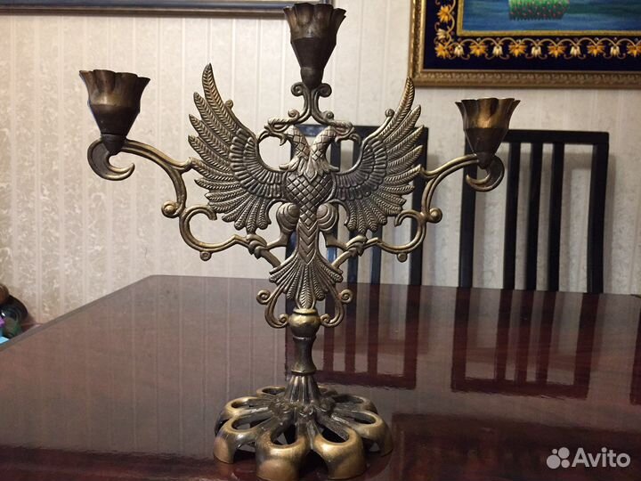 Подсвечник бронза