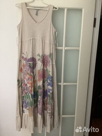 Сарафан трикотажный длинный