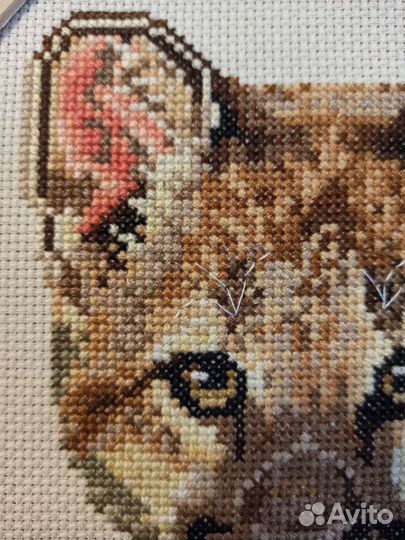 Вышивка, картина 