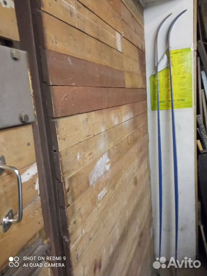 Лыжи беговые деревянные