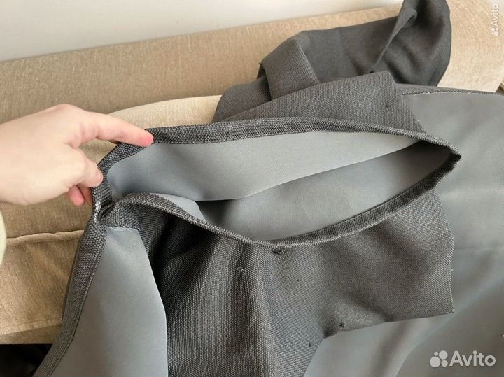 Гардины IKEA бу 145х300 (255) серые annakajsa