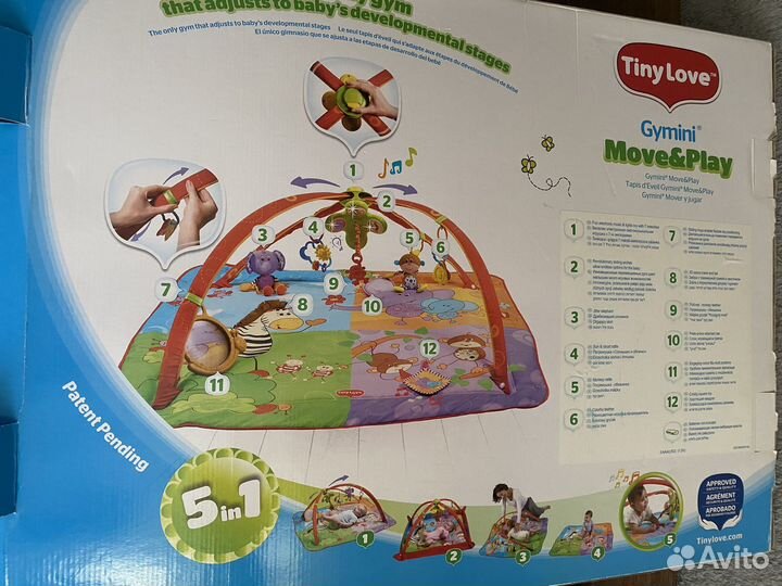 Развивающий коврик tiny love