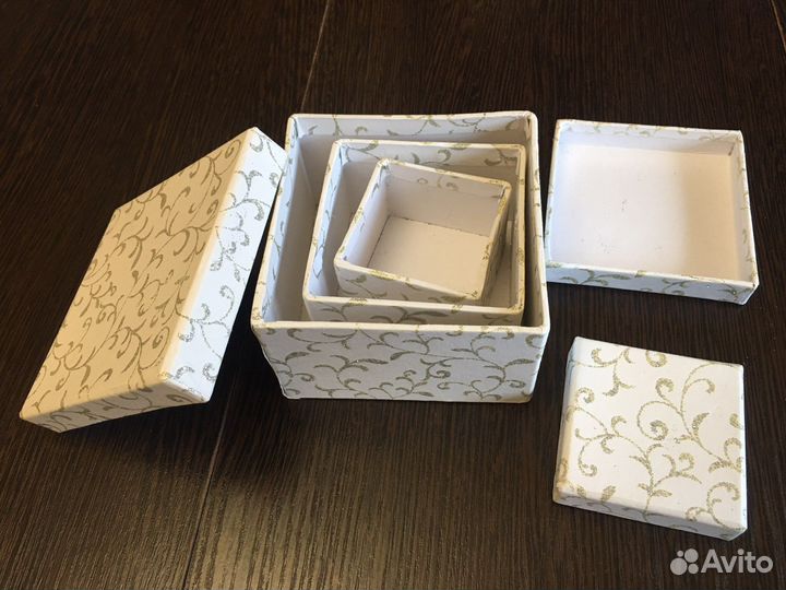 Коробочки для упаковки подарков 3 шт