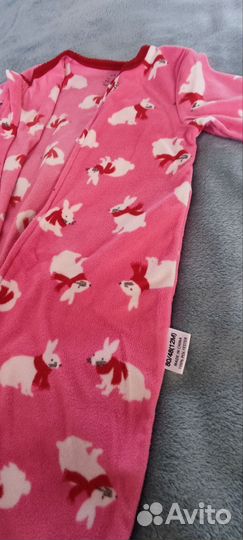 Флисовый комбинезон для девочки 80